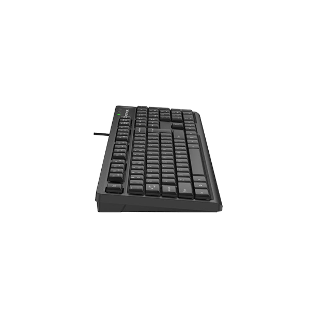 A4Tech FK12 Fstyler | USB Wired Keyboard, Slim Design, Spill-Resistant, Quiet Typing