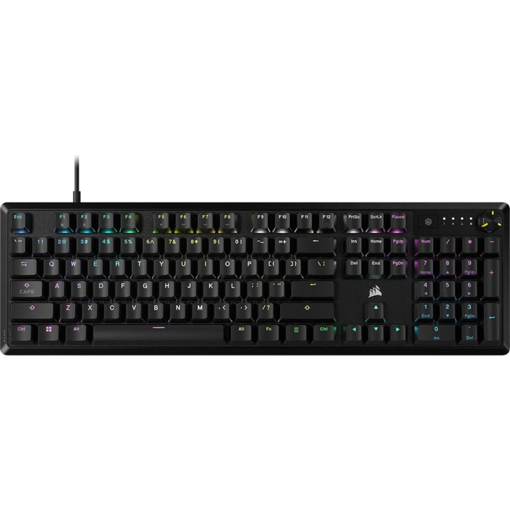 Corsair K70 CORE RGB Mechanical Gaming Keyboard – Black | Smooth Linear Switches, Dynamic RGB Lighting, and Signature K70 Performance