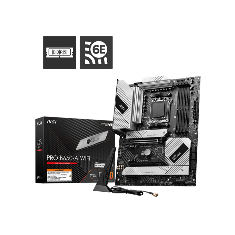MSI PRO B650-A WIFI | Professional AM5 Motherboard with Advanced Connectivity