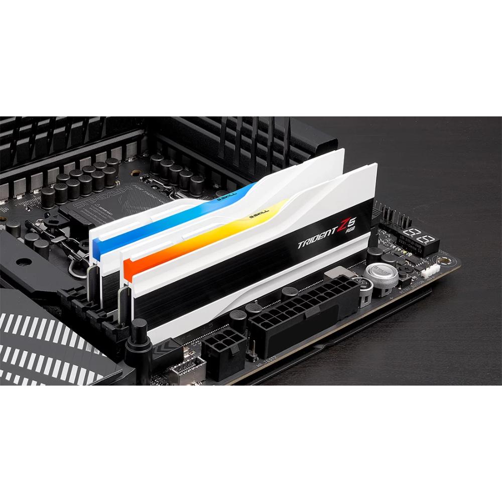 G.SKILL Trident Z5 RGB 32GB (2×16GB) DDR5 6000MT/s CL36 Gaming Memory | Intel XMP 3.0 / AMD EXPO | RGB | 1.35V