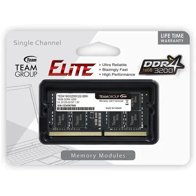 Team Group ELITE DDR4 | SO-DIMM 3200MHz | LAPTOP RAM | 8GB - 32GB