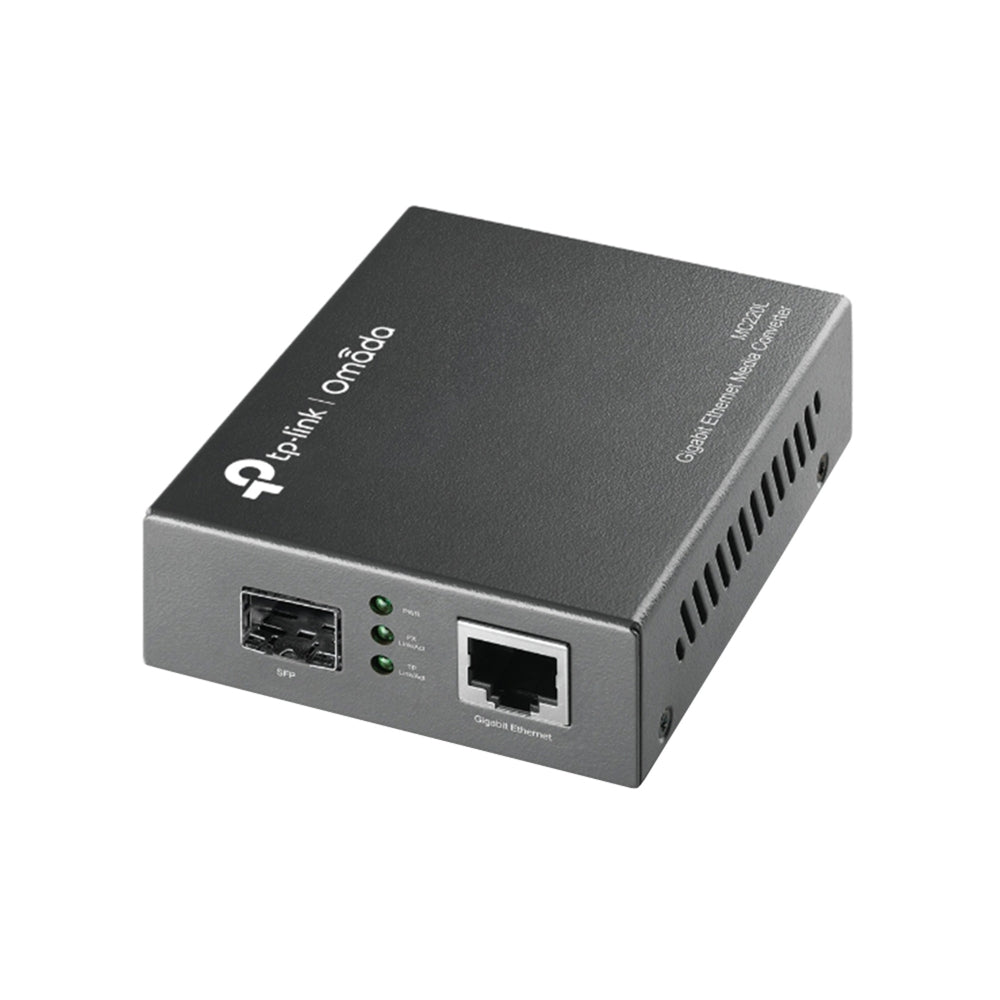 TP-Link MC220L Gigabit SFP Media Converter | Flexible Fiber Extension with Hot-Swappable SFP Support