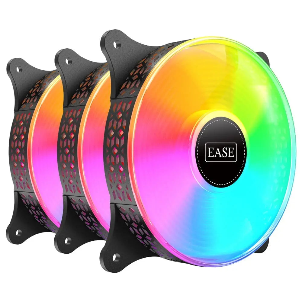 EASE EAF12MB 120mm ARGB Fan | 3-in-1 Cooling Kit with Motherboard Sync