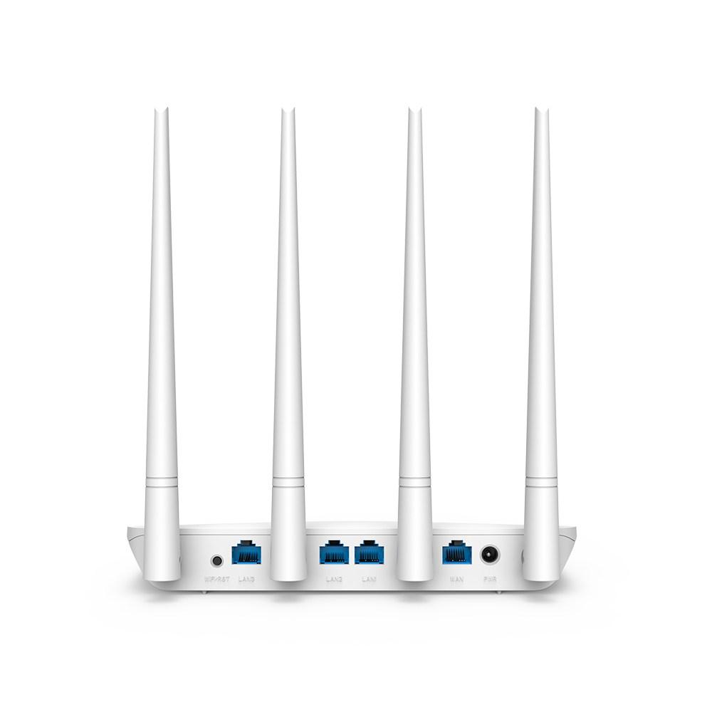 Tenda F6 Wireless N300 Easy Setup Router | 4×5dBi Antennas | Qualcomm Chip | 300Mbps 2.4GHz | MIMO | Parental Control | WiFi Repeater Mode