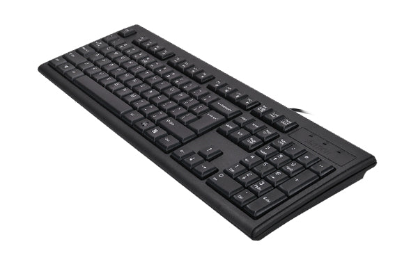 A4Tech KR-83 | USB Wired Keyboard, Slim Design, Spill-Resistant, Durable Keys
