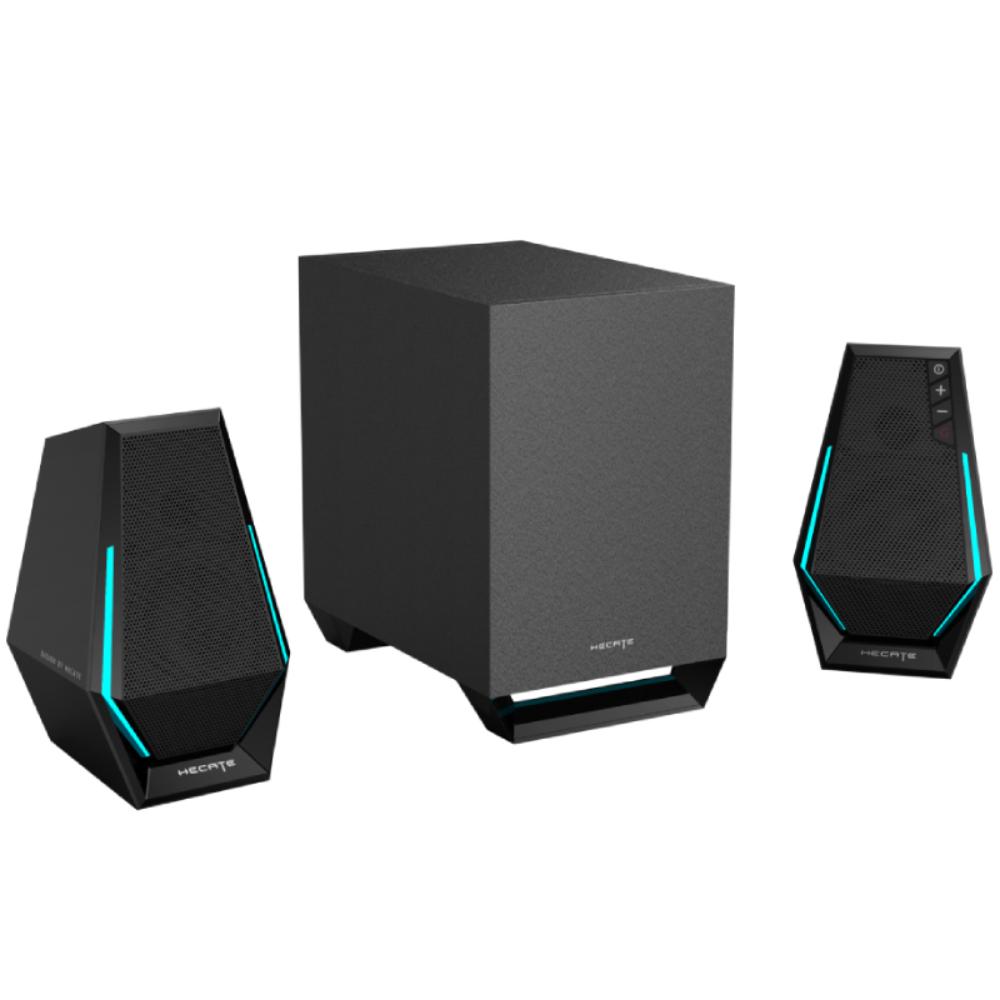 Edifier G1500 MAX 2.1 Desktop Gaming Speakers | 30W RMS | Bluetooth 5.3 | RGB Lighting | USB-A / USB-C / AUX