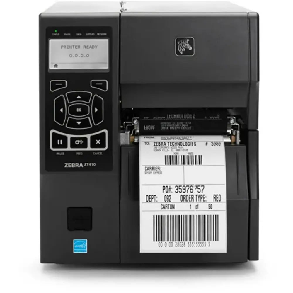 Zebra ZT410 Thermal Transfer Industrial Label Printer | High-Speed, Durable, Multi-Connectivity