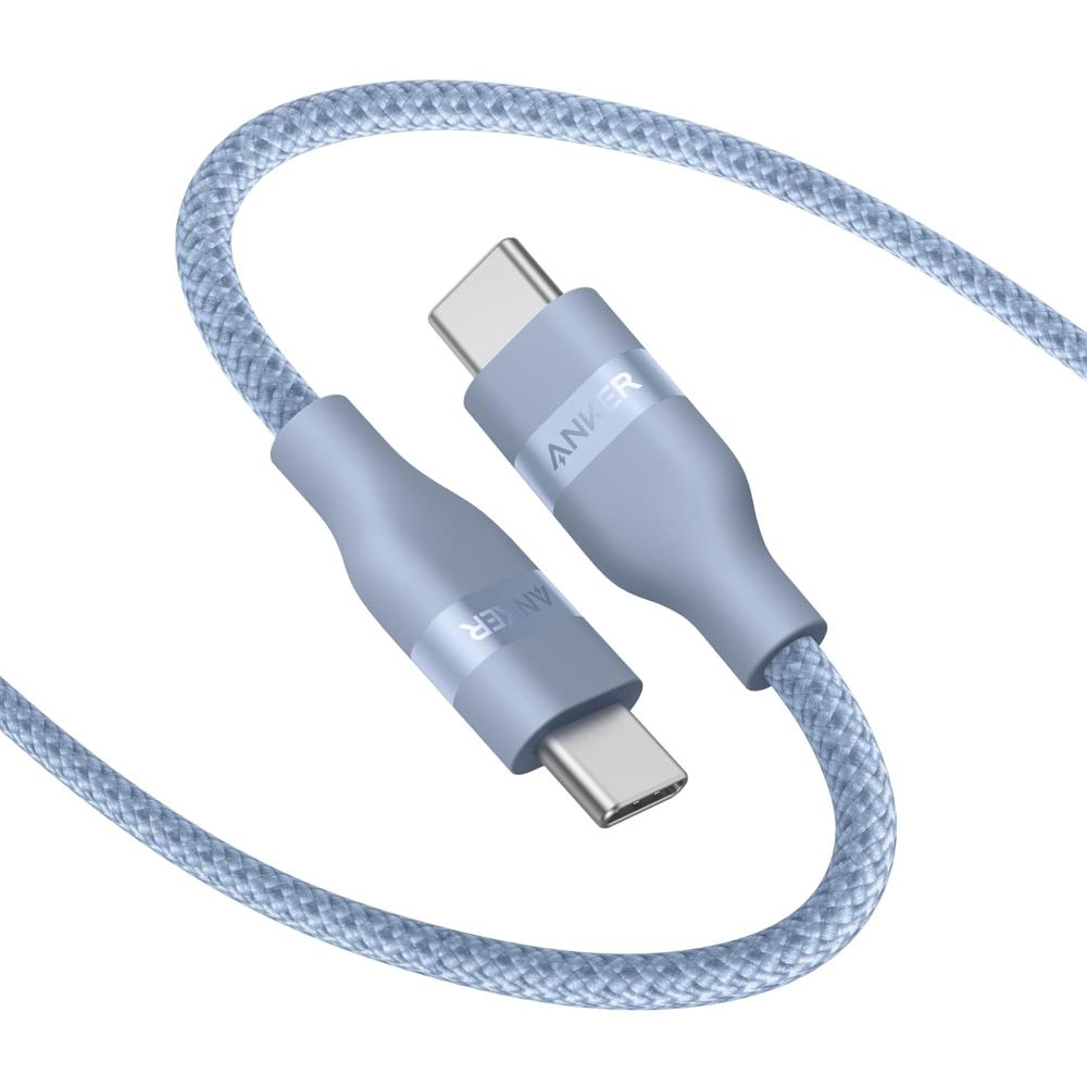 Anker A82E2 USB-C to USB-C Cable | 240W Fast Charging | Upcycled-Braided | USB-IF Certified