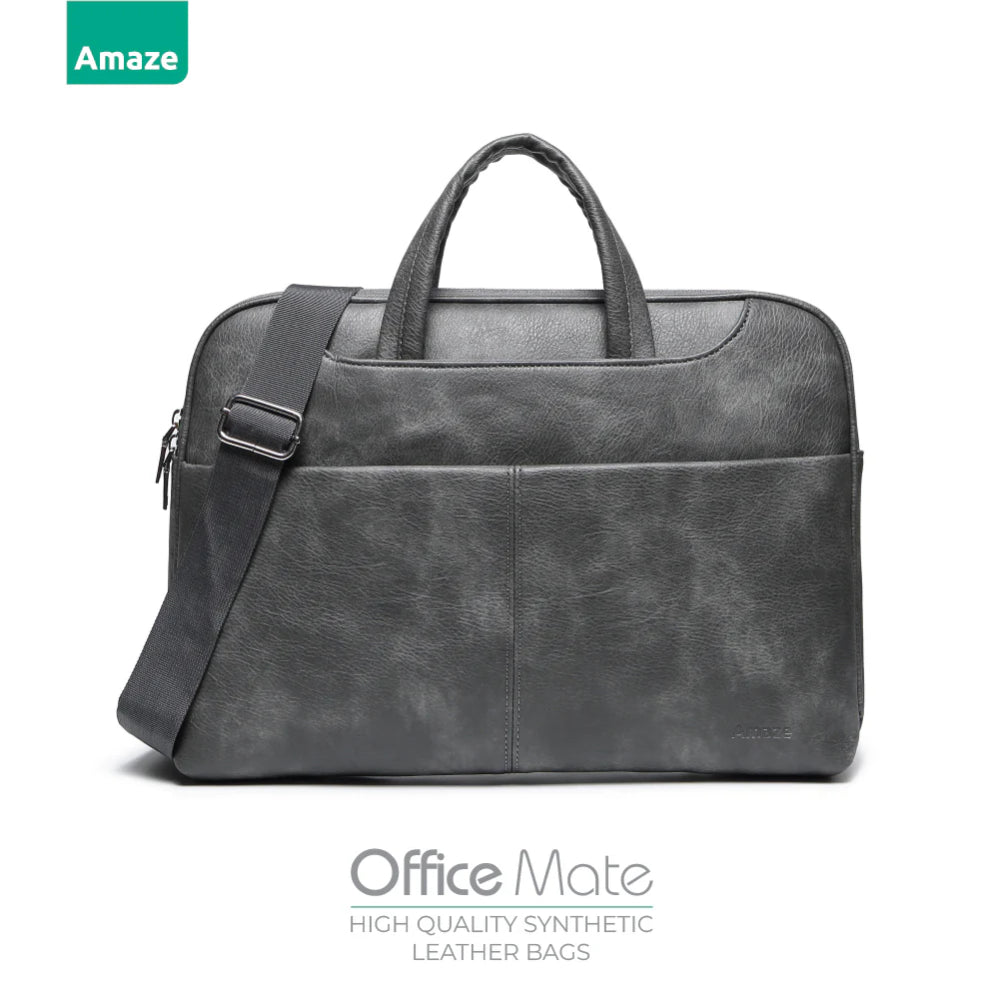 AMAZE A920 Office Mate | Synthetic Leather Bag | Premium Business Carry | Stylish & Durable