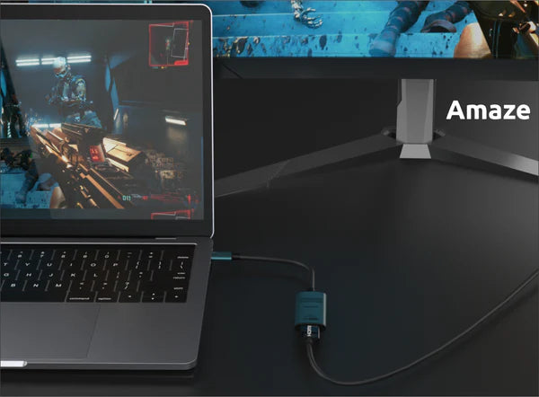 Amaze A130 | TYPE C TO HDMI 8K ADAPTER | USB-C to HDMI 8K@60Hz, 4K@120Hz, Aluminum Alloy