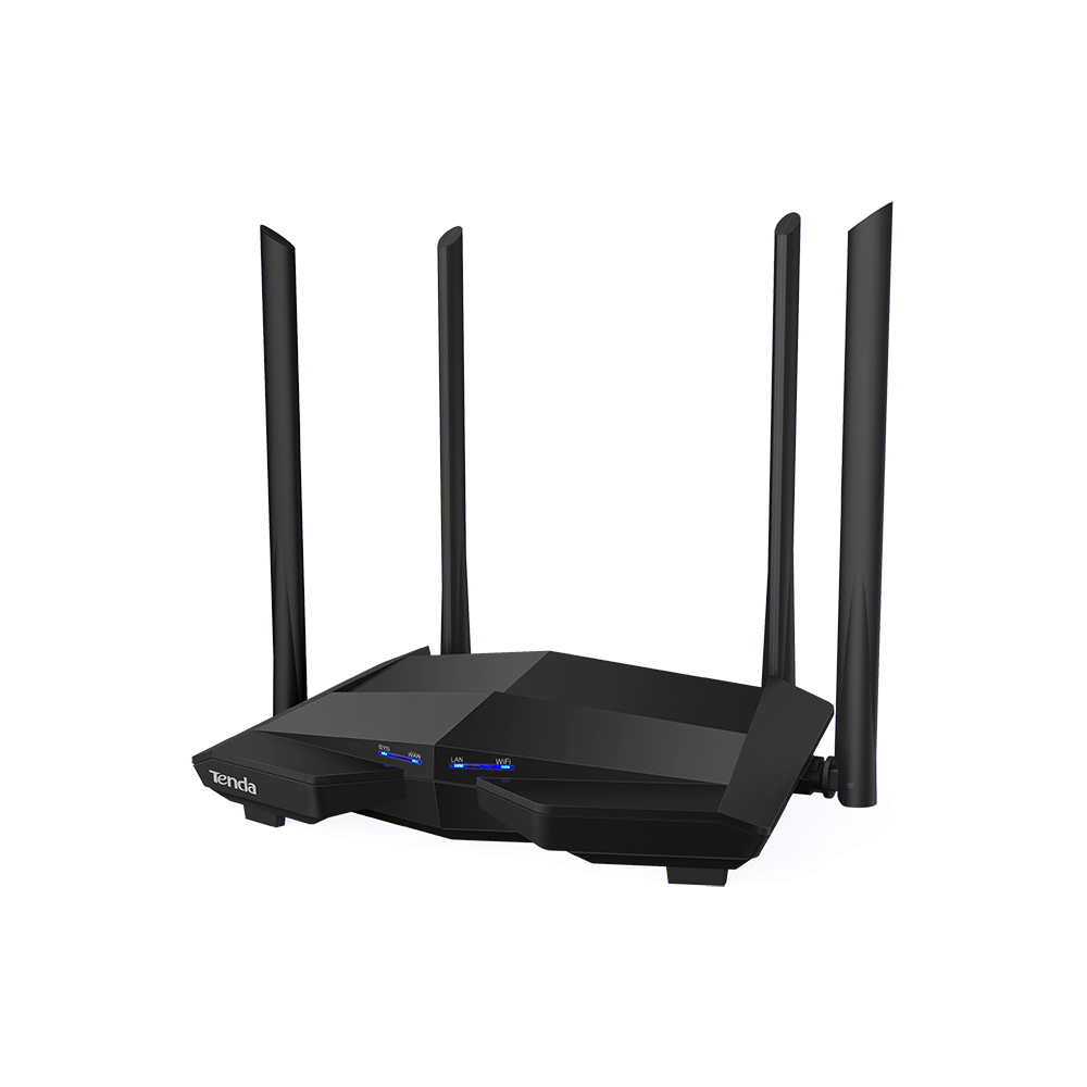 Tenda AC10 V3.0 | AC1200 Dual-Band Gigabit WiFi Router | 4 High-Gain Antennas | MU-MIMO | IPv6