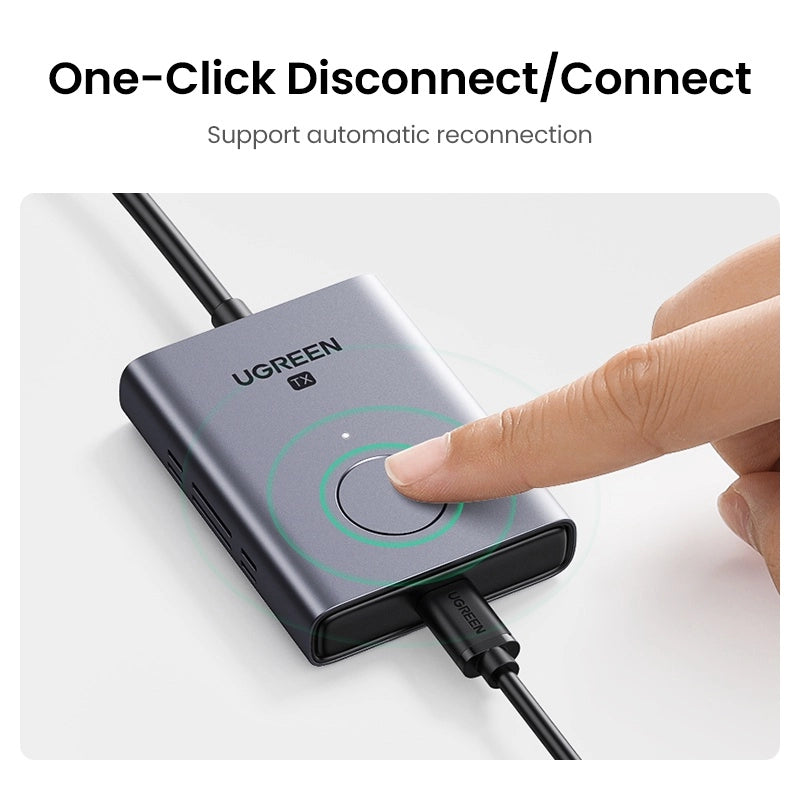 UGREEN 50633 | Wireless HDMI Extender | TX & RX Pair | 1080p Full HD | 50 Meter Range | Plug & Play | Dual Antenna | For Laptops, PCs, TVs, Projectors