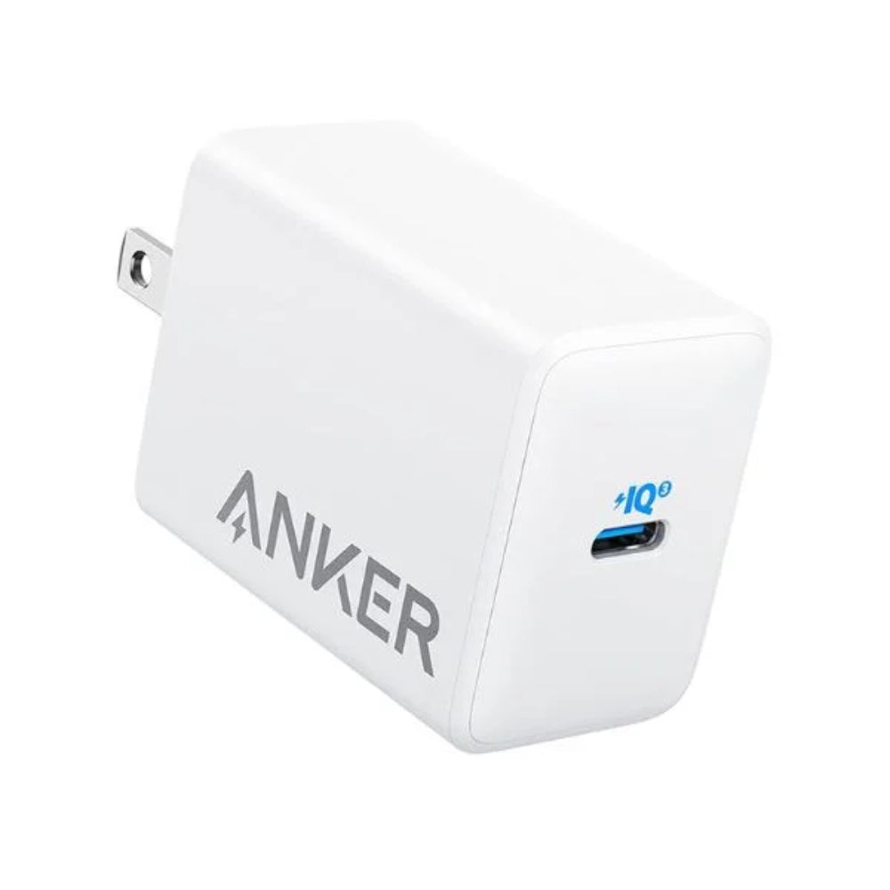 Anker A2718 | 515 PowerPort III Pod Lite | 65W USB-C PD Fast Charger | Compact GaN Design | Foldable Plug | For MacBook Air, iPhone, Galaxy, iPad, USB-C Devices