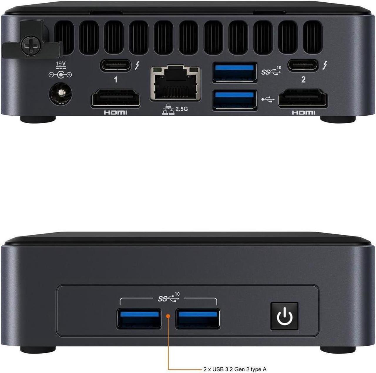 Intel NUC 11 | Mini Desktop Computer/Mini PC, Intel Core i5-1135G7 Processor, Intel Iris Xe Graphics (Barebone)