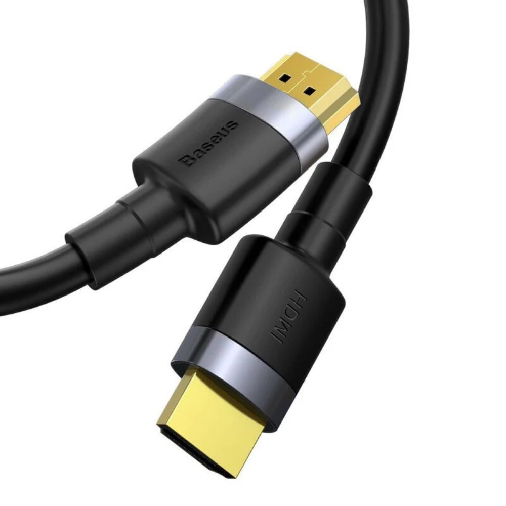 Baseus Cafule Series HDMI Cable | 5m Length | HDMI Male to HDMI Male | Supports 4K@30Hz | Gold-Plated Connectors | Braided Nylon Jacket | For TVs, Monitors, Projectors, Consoles