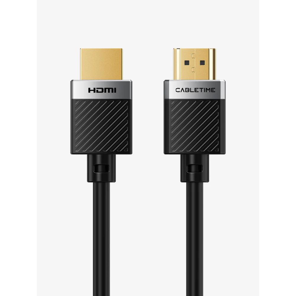 CABLETIME CH24 HDMI 2.0 Cable | 4K@60Hz | 18Gbps | HDR | Gold-Plated | Extra Long 1m–20m