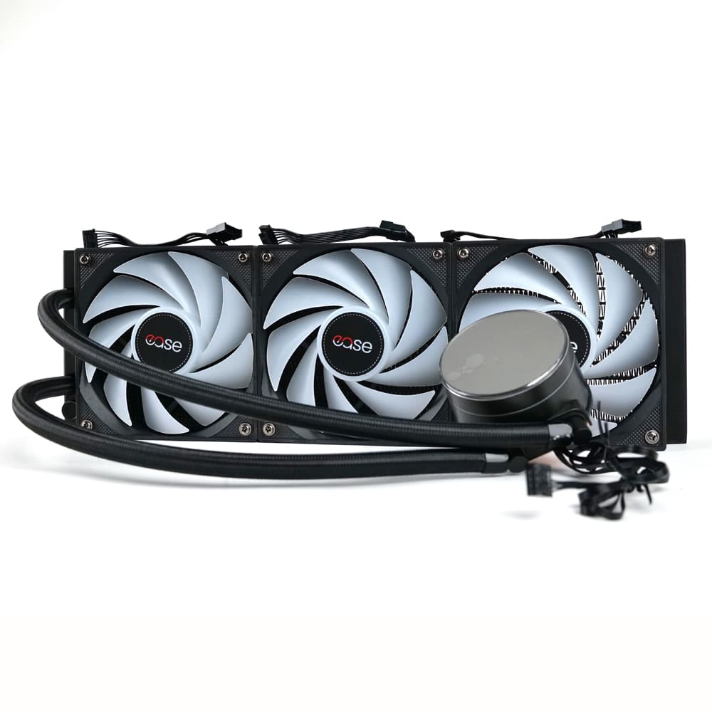 EASE ELC360 ARGB Liquid Cooler | 360mm AIO CPU Cooler with Temperature Display | Up to 300W TDP Support