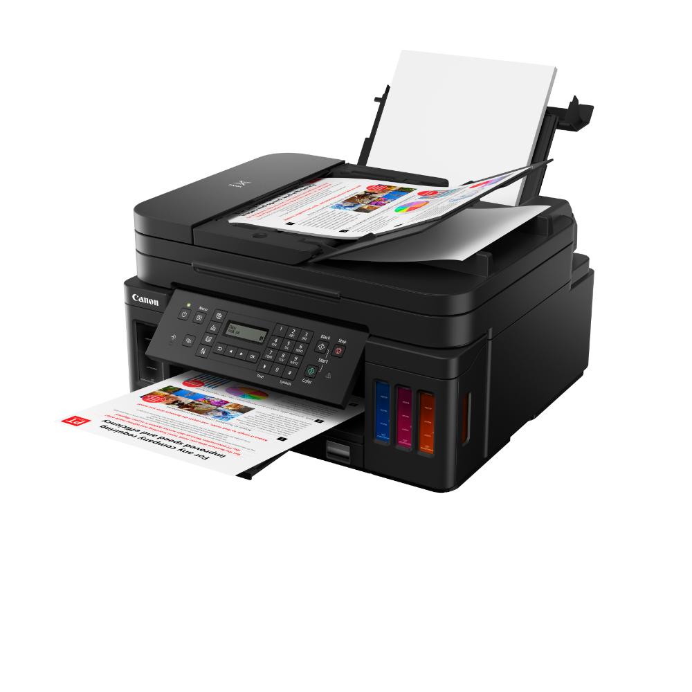 Canon PIXMA G7070 | Wireless MegaTank All-in-One Printer with Fax, Automatic Duplex, ADF, 350-Sheet Capacity