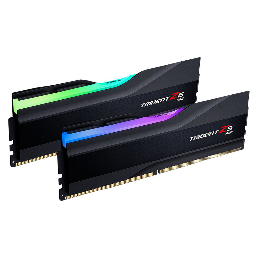 G Skill Trident Z5 Neo RGB DDR5 Desktop Memory | 32GB (2x16GB) Kit | 6000MT/s | CL36-36-36-96 | 1.35V | AMD EXPO | Matte Black