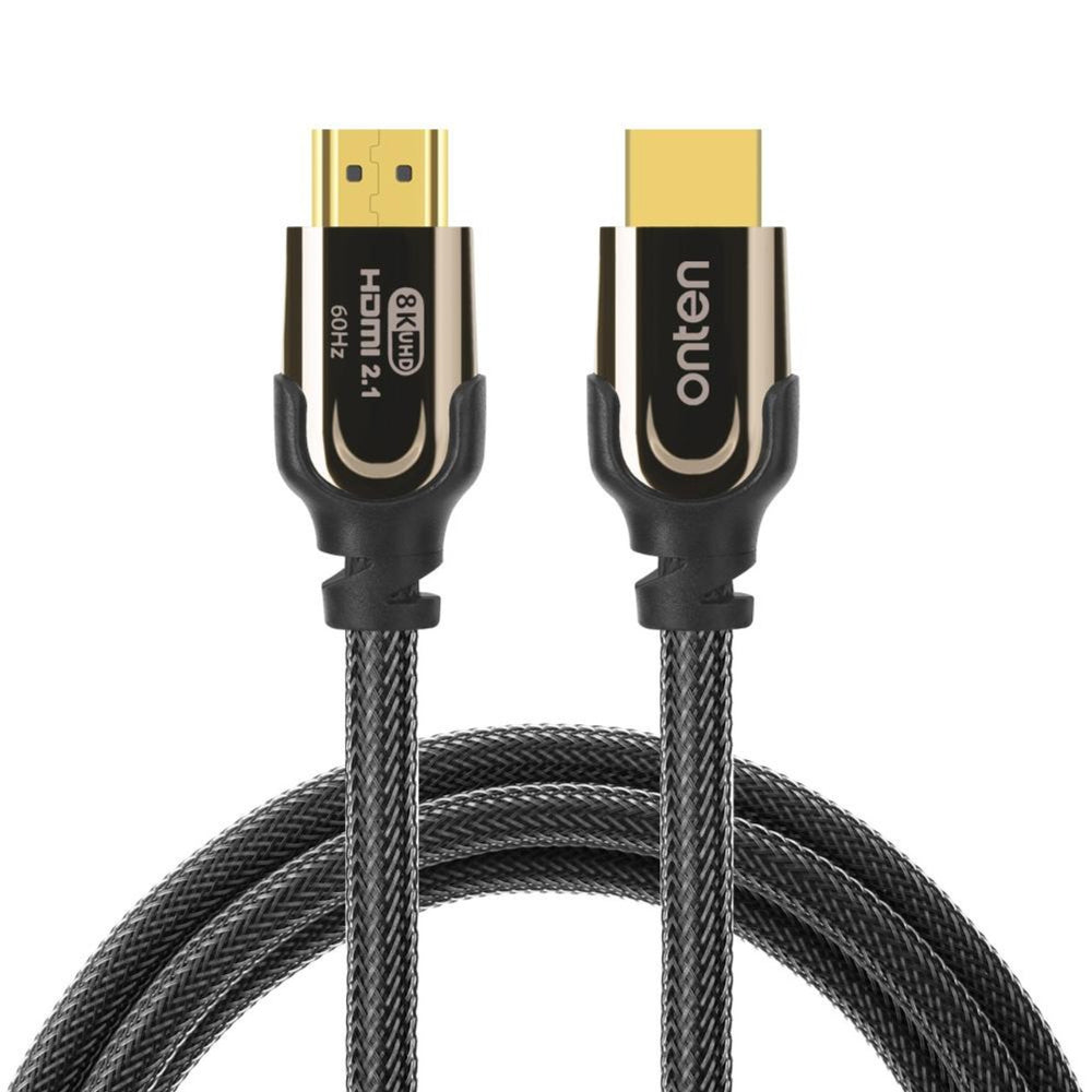 Onten HD180 | HDMI 2.1 Male to Male Cable | 8K@60Hz / 4K@120Hz | Ultra HD | 48Gbps Bandwidth | Dynamic HDR | ARC | 2m / 3m | For TVs, Monitors, Consoles, Laptops
