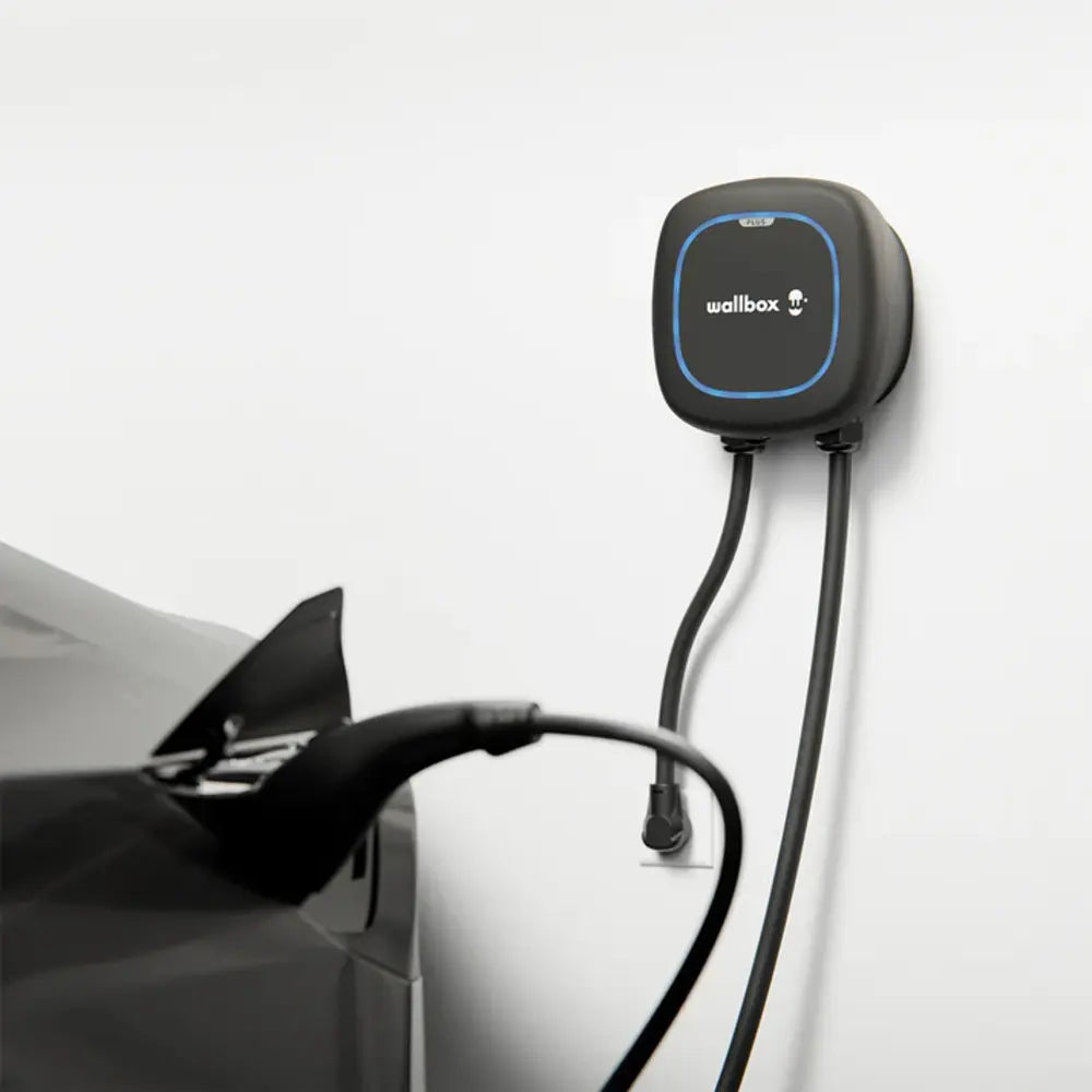 WallBox Pulsar Plus 22kW | Type 2 Cable, Smart EV Charger with Wi-Fi & Bluetooth
