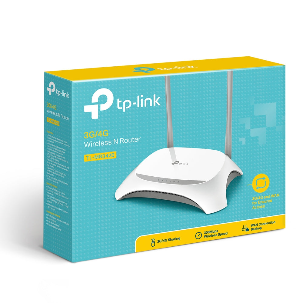 TP-Link TL-MR3420 | 3G/4G Wireless N Router with Always-Online Connectivity