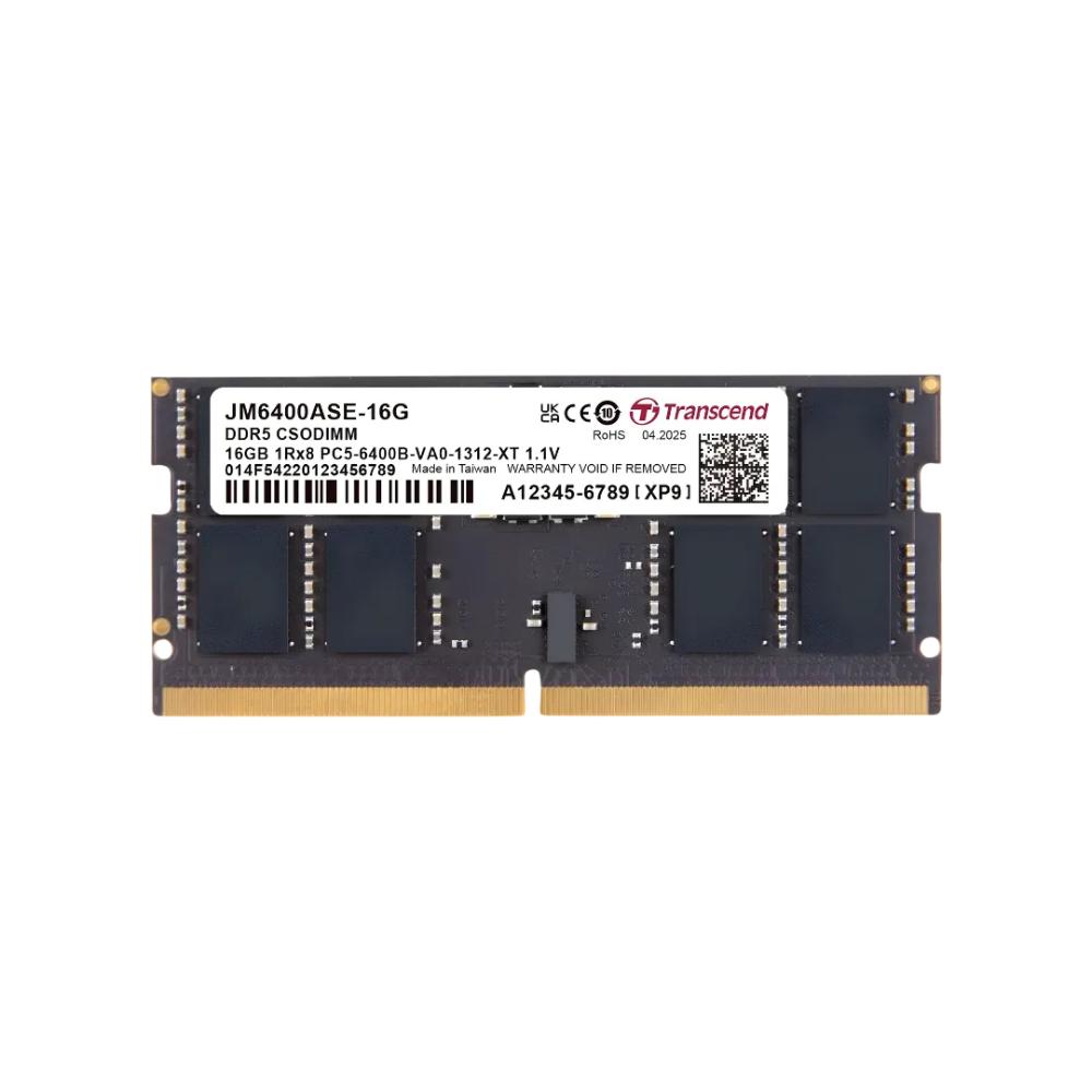 Transcend JM 16GB DDR5 6400Mhz CSODIMM Laptop Ram