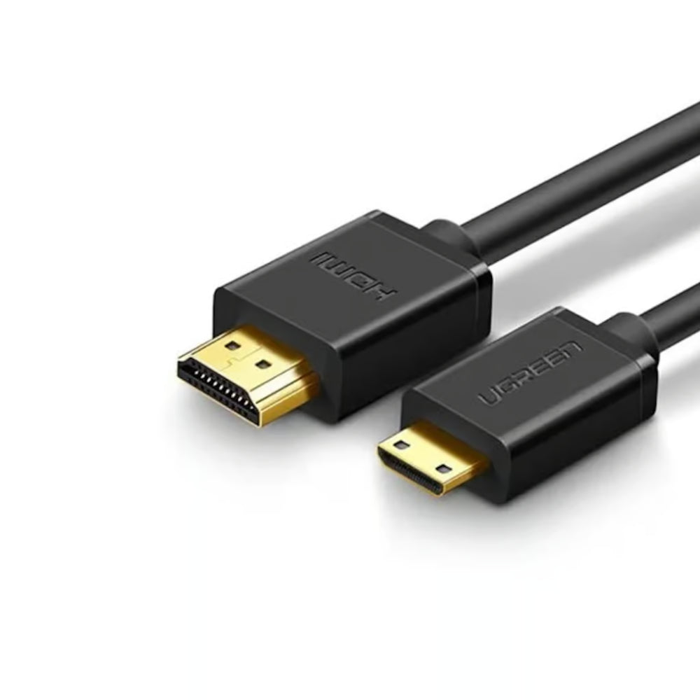 UGREEN 11167 Mini HDMI to HDMI Cable | 4K UHD, Male to Male, 1.5m Black