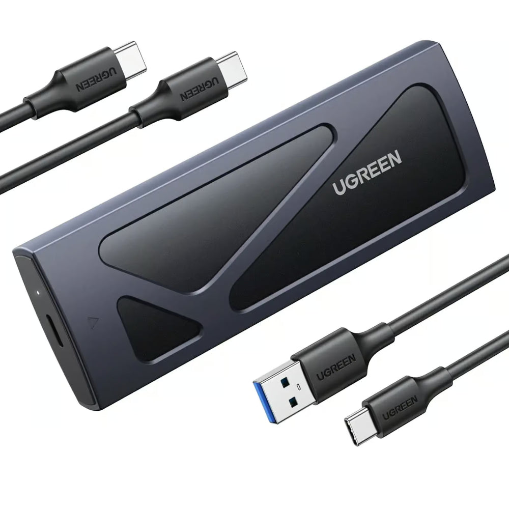 UGREEN 15512 | M.2 NVMe SSD Enclosure (USB-C 10Gbps, Aluminium Heat Sink)