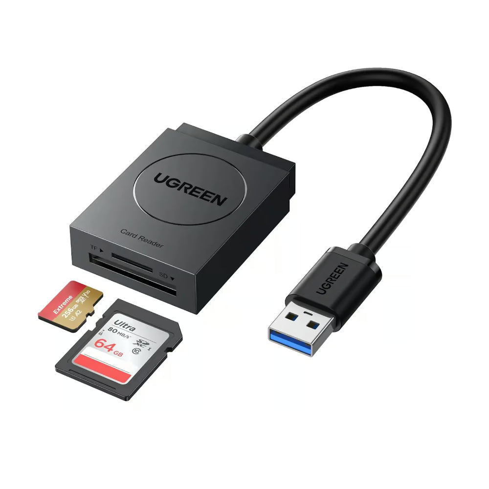UGREEN 20250 | USB 3.0 Dual Slot SD Card Reader