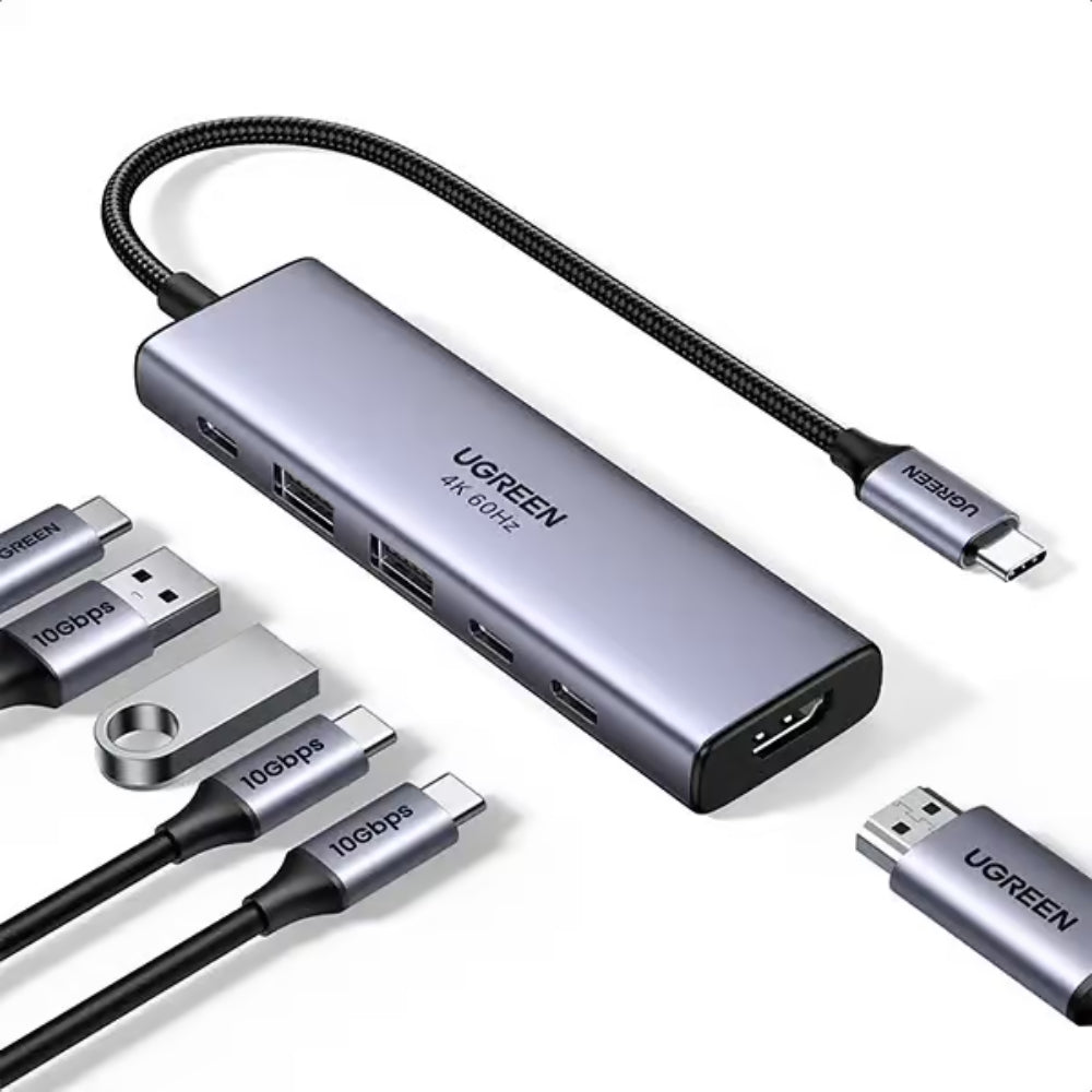 Ugreen 35999 | 6-in-1 USB-C Hub | HDMI 4K @ 60Hz