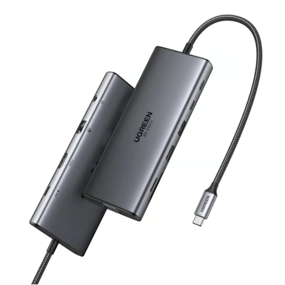 UGREEN 45520 | 11-in-1 USB-C Docking Station (4K@60Hz HDMI, 100W PD, Gigabit Ethernet)