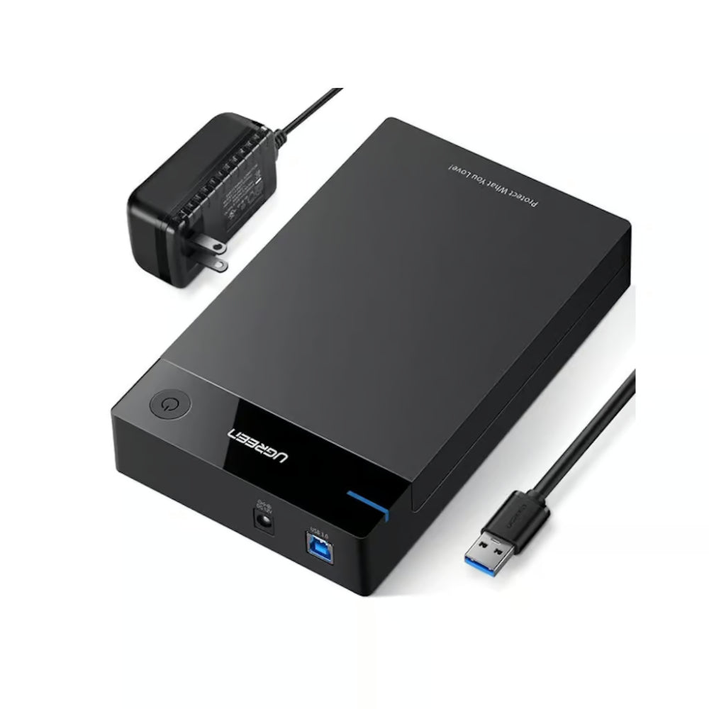 UGREEN 50283 USB 3.0 3.5‑Inch Hard Drive Enclosure (EU) | Professional External Storage Solution