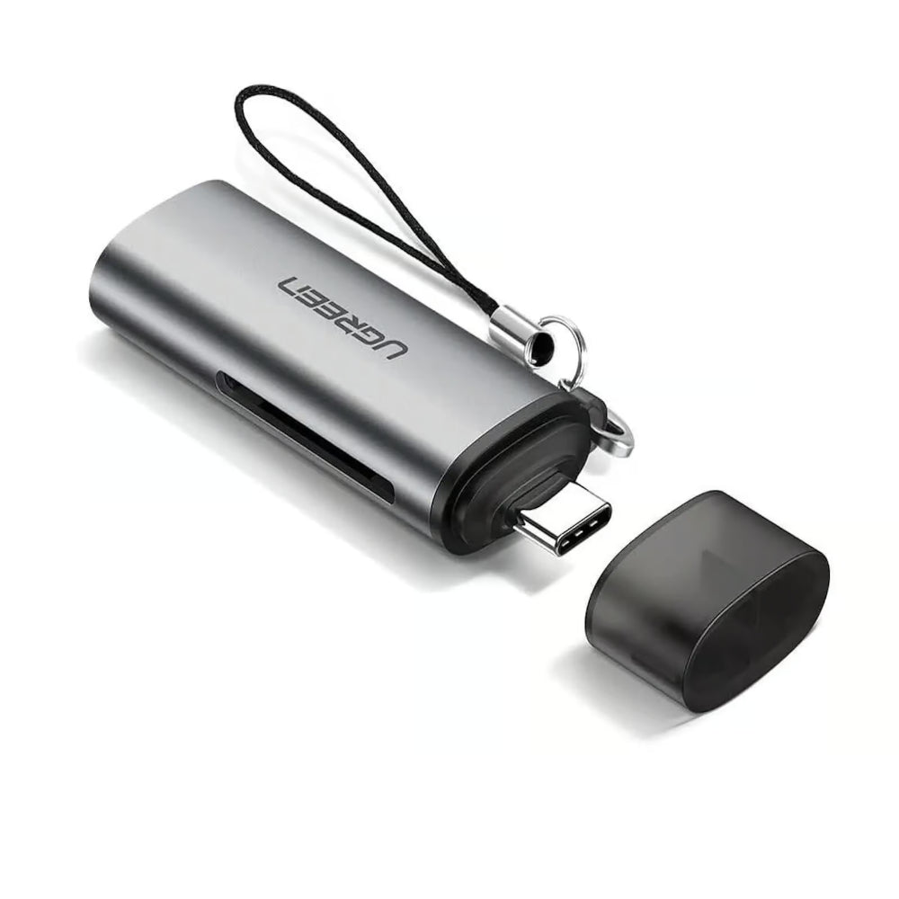 Ugreen 50704 | USB-C to SD/TF Card Reader (2-in-1) | 5Gbps USB 3.1 Memory Card Adapter