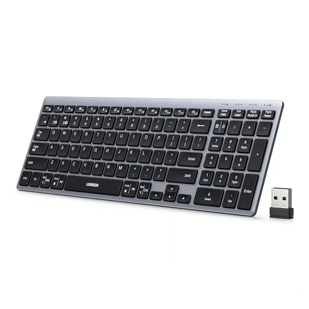 UGREEN 75163 Slim Silent Wireless Keyboard | Premium Portable Productivity Tool