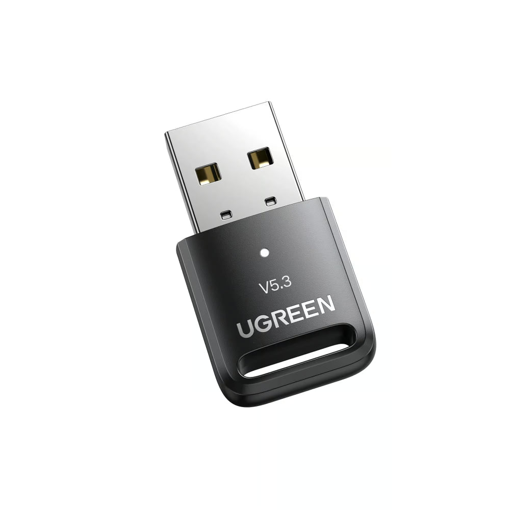 UGREEN 90225 | USB Bluetooth 5.3 Adapter | Wireless Dongle for PC | Low Latency | Energy Efficient | Plug & Play | For Headphones, Speakers, Gamepads, Keyboard, Mouse
