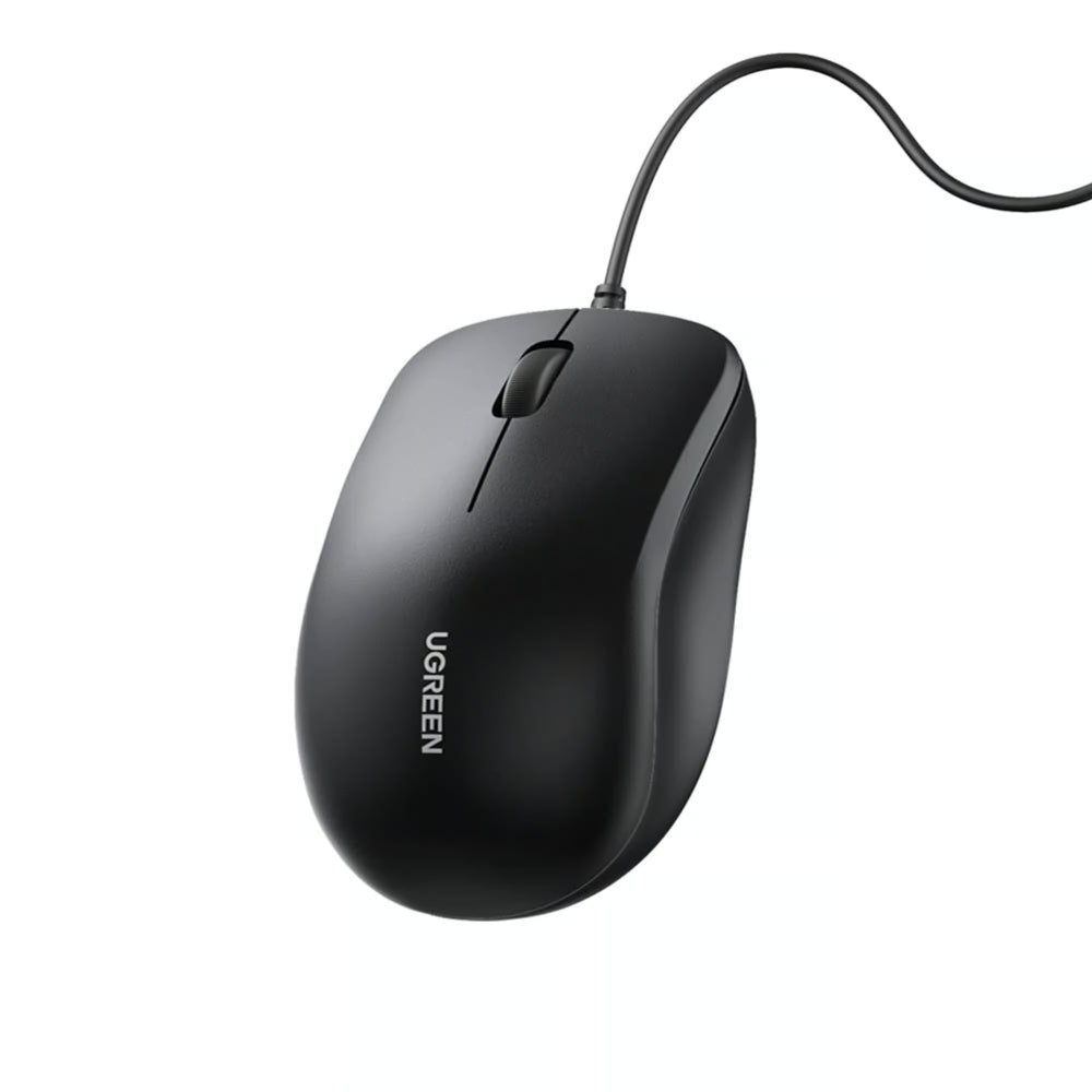 UGREEN 90789 | USB Wired Computer Mouse | Ergonomic Design | 3 Buttons | 1000 DPI | Plug & Play | For Laptop, Desktop, Office, Home
