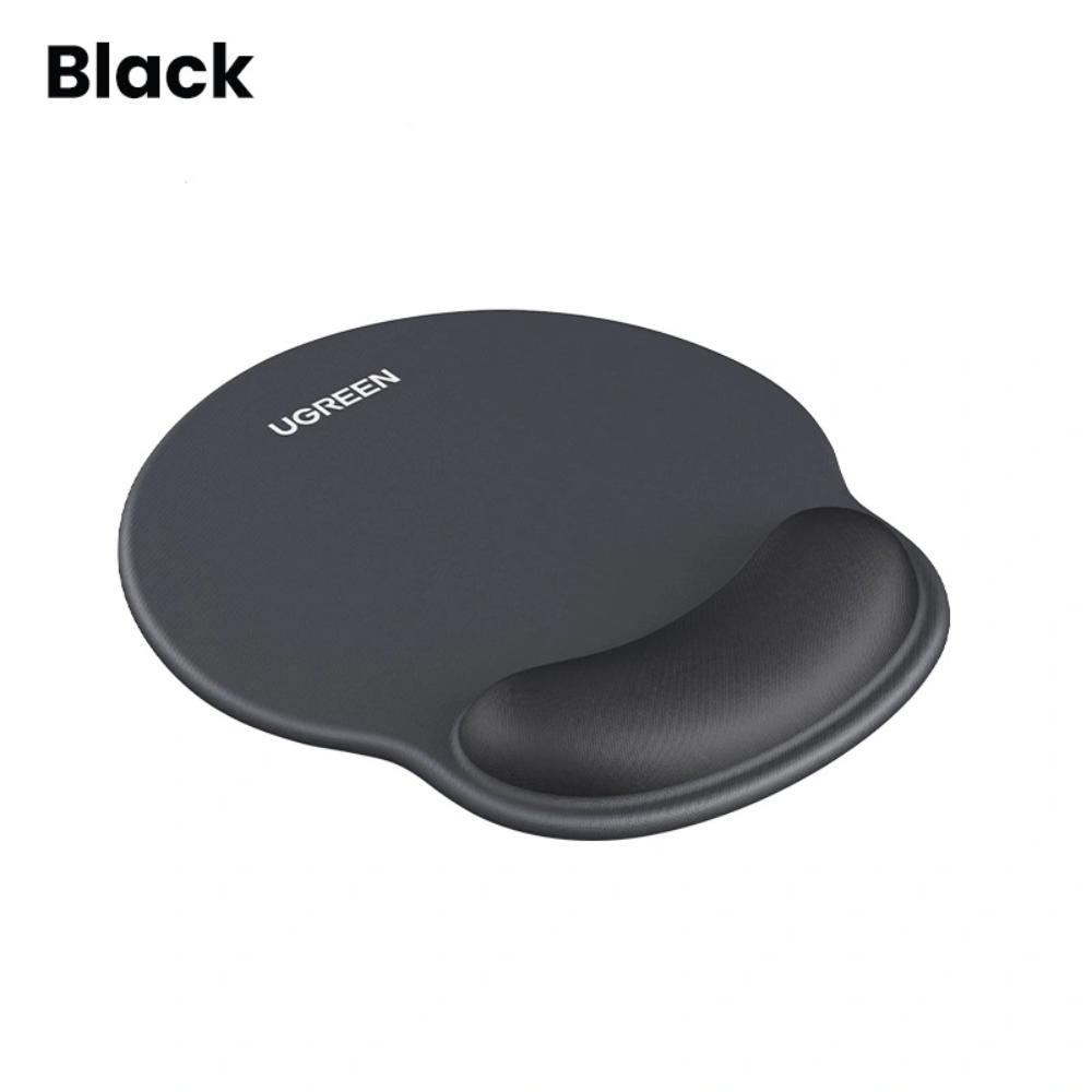 UGREEN LP668 Ergonomic Mouse Pad with Wrist Rest | 220 × 245mm | 5mm Base | Memory Foam Wrist Support | Smooth Lycra Surface | Non-Slip PU Base