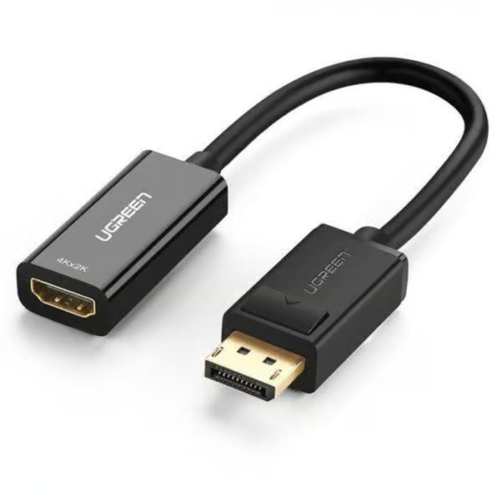 UGREEN 40362 | DisplayPort Male to HDMI Female Converter | 1080p Full HD | Plug & Play | Gold-Plated Connectors | Compact Design