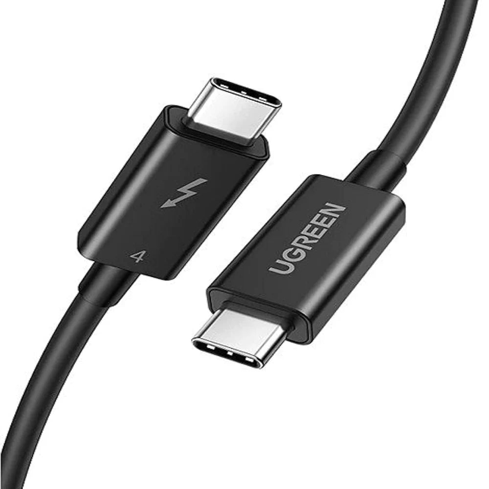 UGREEN 60621 | Thunderbolt 4 Cable | USB-C Male to Male | 100W PD | 40Gbps Data Transfer | 2 Meter | 8K Video | E-Marker Chip | For MacBook, RTX Laptops, Docks, Monitors