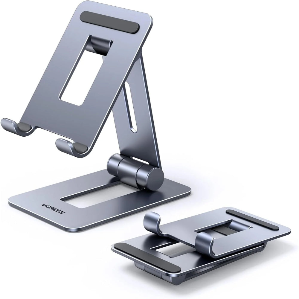 Ugreen 15608 | Desktop Phone Stand | Adjustable Viewing Angle | Anti-Slip Base | Foldable Design | Universal Compatibility