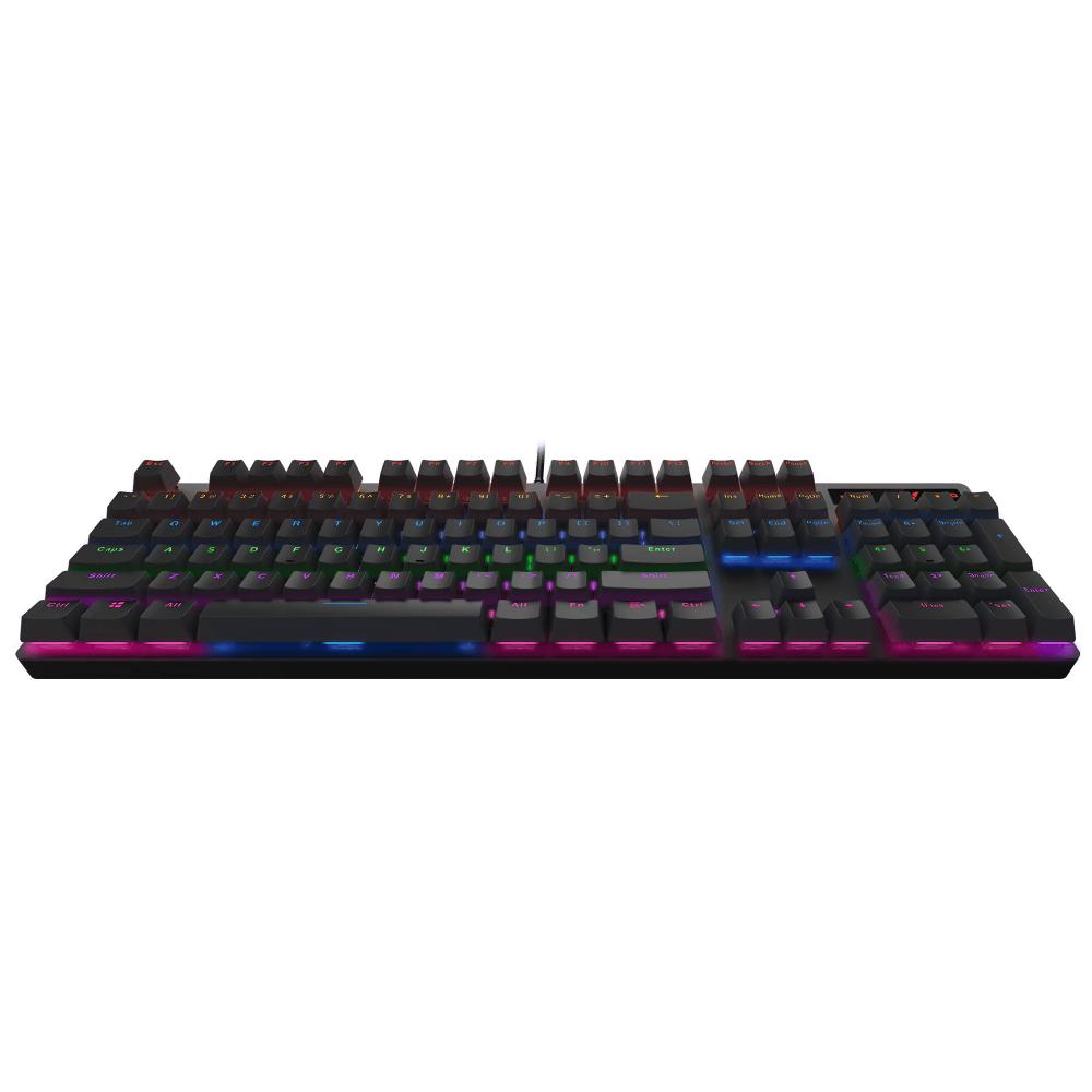 Rapoo V500PRO Mechanical Gaming Keyboard | Full Size 104 Keys | Multicolor Backlit | Anti-Ghosting | Spill-Resistant