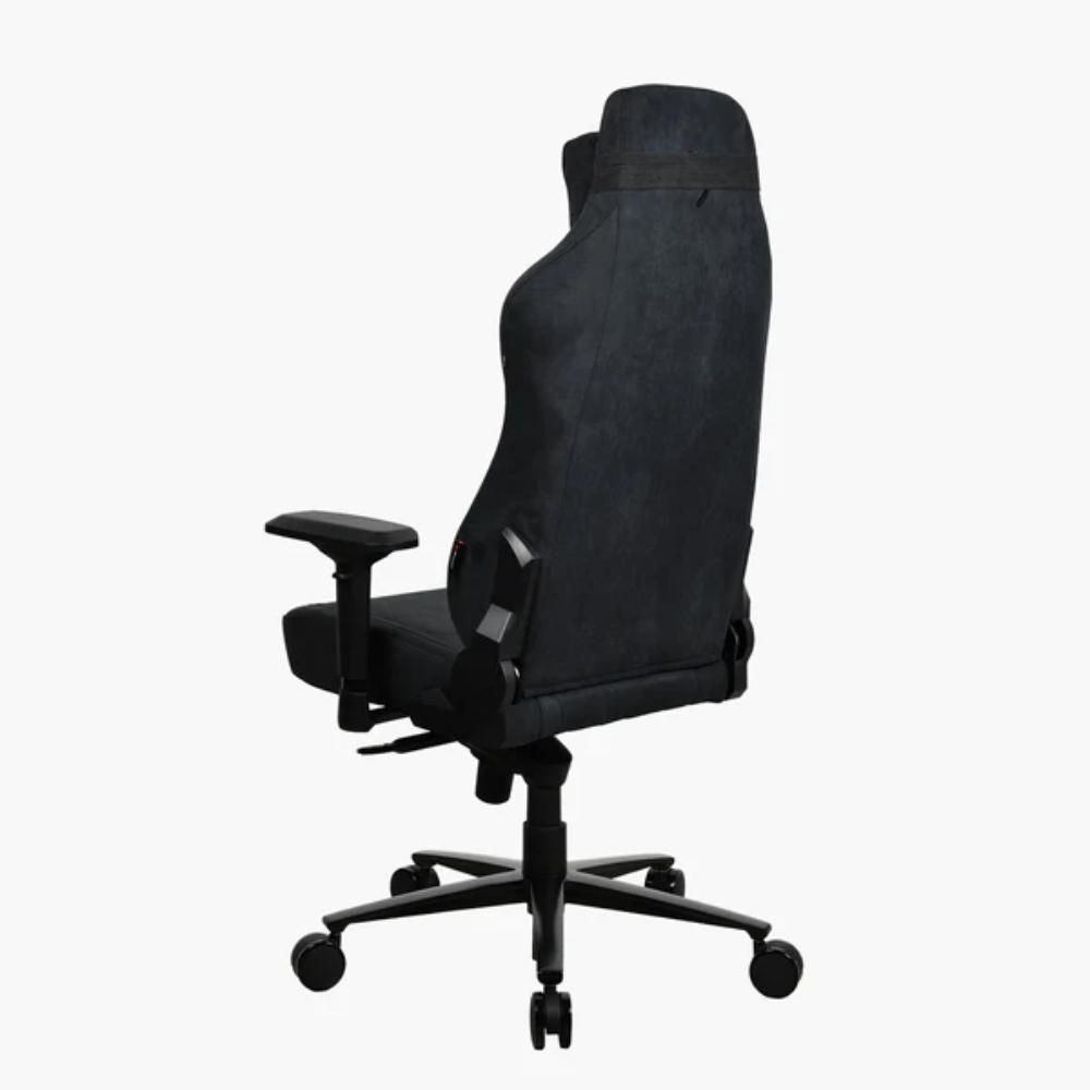 Arozzi Vernazza Supersoft | Premium Ergonomic Gaming Office Chair | Pure Black | XL Frame | Memory Foam Padding | Soft Fabric Upholstery | 165° Recline | 3D Armrests | Adjustable Lumbar & Headrest Pillows