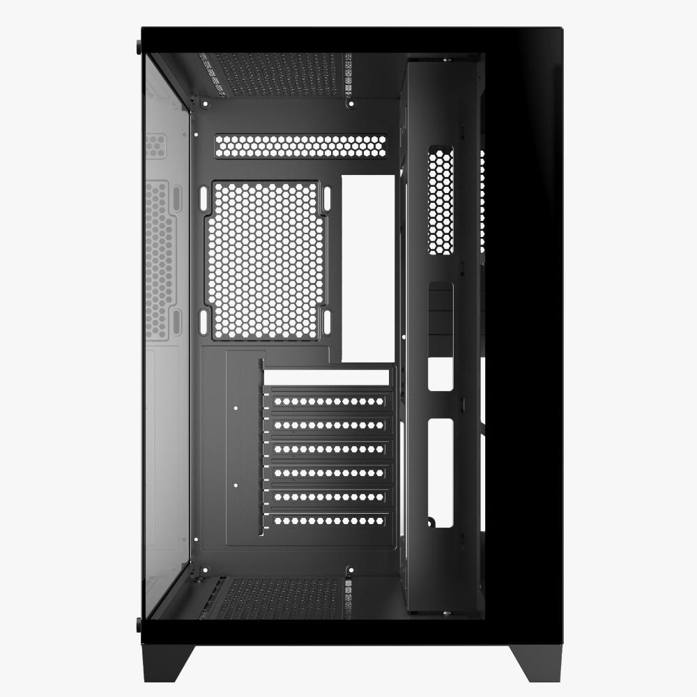 EASE EC124IF ATX Gaming Case | Panoramic Tempered Glass | Mesh Top | ARGB Fan | 360mm Liquid Cooling Support