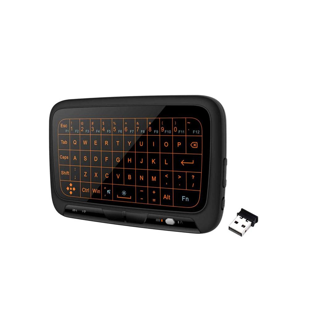 H18+ 2.4GHz Wireless Keyboard Full Touchpad Backlight Keyboard