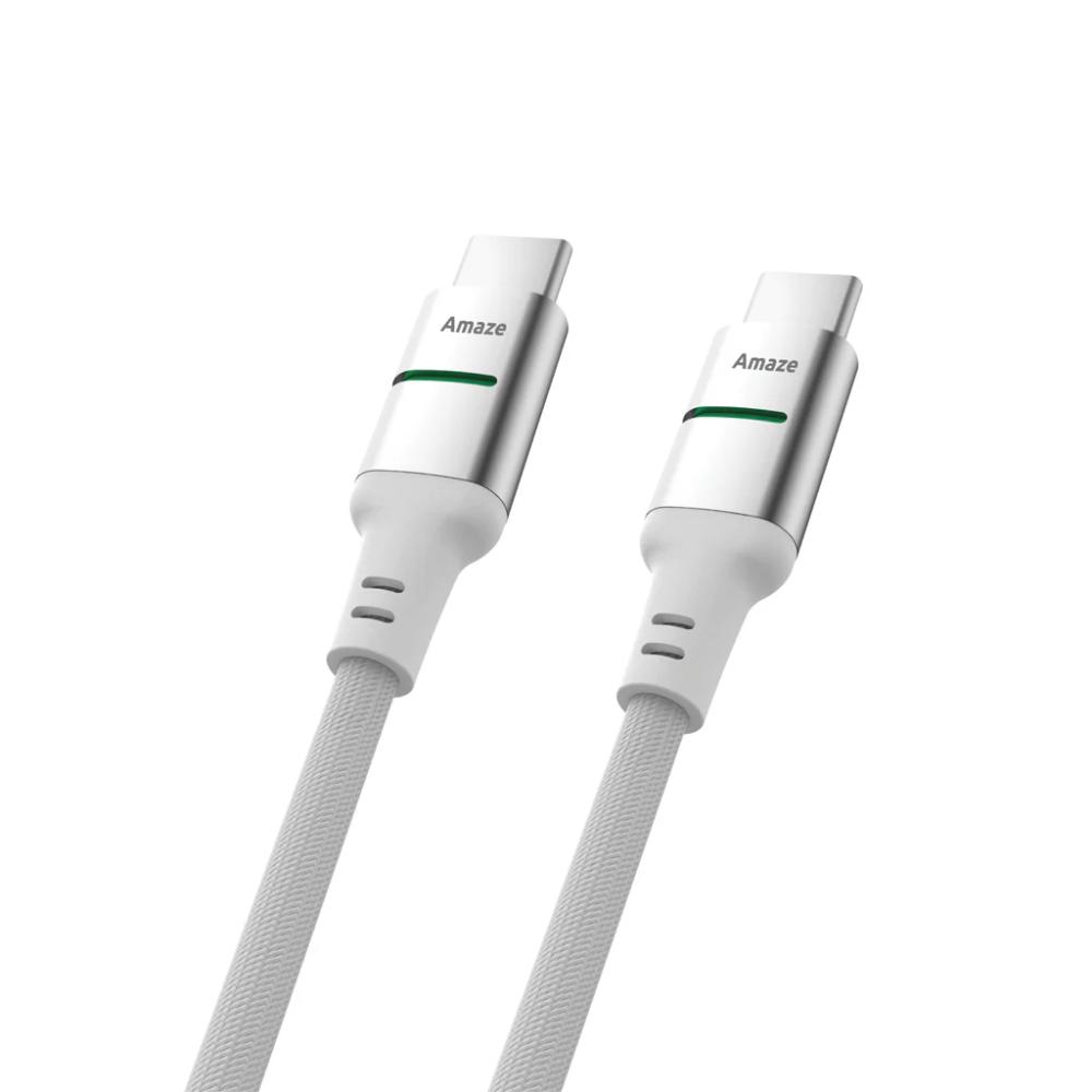 AMAZE A46 Ultra Pro Type-C to Type-C 100W Fast Charging Cable 1M | Braided USB-C PD Cable