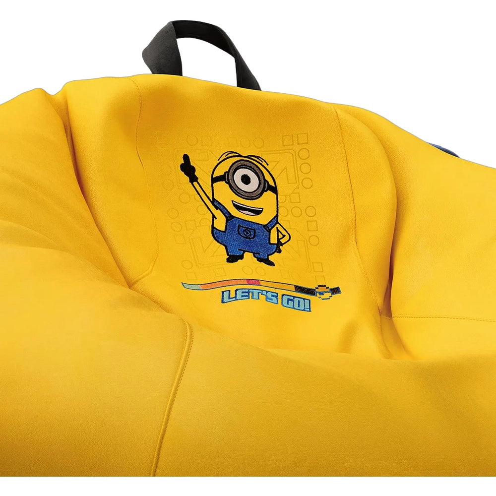 AndaSeat Minions Cloud Bean Bag Gaming Sofa with Footrest | Cat-Resistant Velvet, EPP Beads, Waterproof Cover