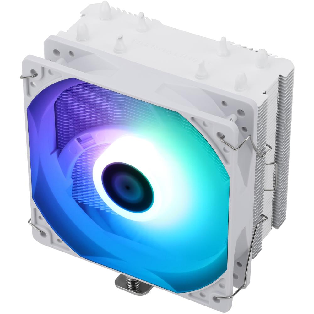 Thermalright Assassin King 120 SE ARGB Black & White | Single-Tower CPU Air Cooler | 5× 6mm Heat Pipes | 120mm PWM Fan | 5V ARGB | Intel & AMD