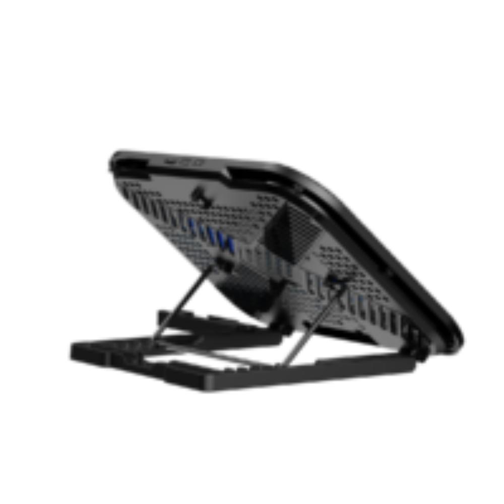 Rapoo CF200 Laptop Cooling Pad | Dual 100mm Cooling Fans | 6 Adjustable Angles | Quiet Operation | Up to 14-Inch Laptops