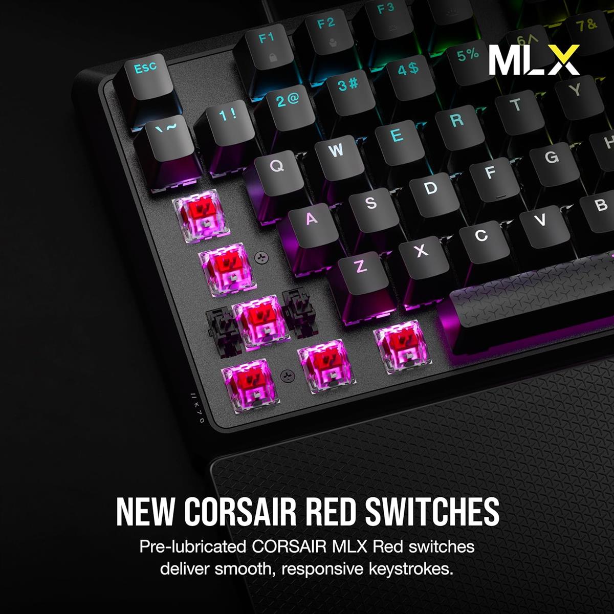 CORSAIR K70 CORE RGB Mechanical Gaming Keyboard | Black